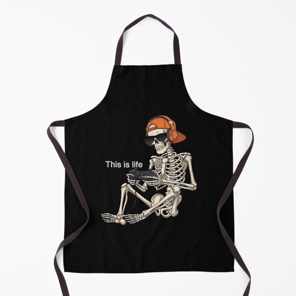 Item preview, Skeleton Gamer | This Is Life designed and sold by زينتريتي.