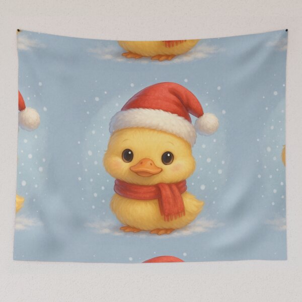 Item preview, Baby Duck in Santa Hat designed and sold by Sadia  Jannat.