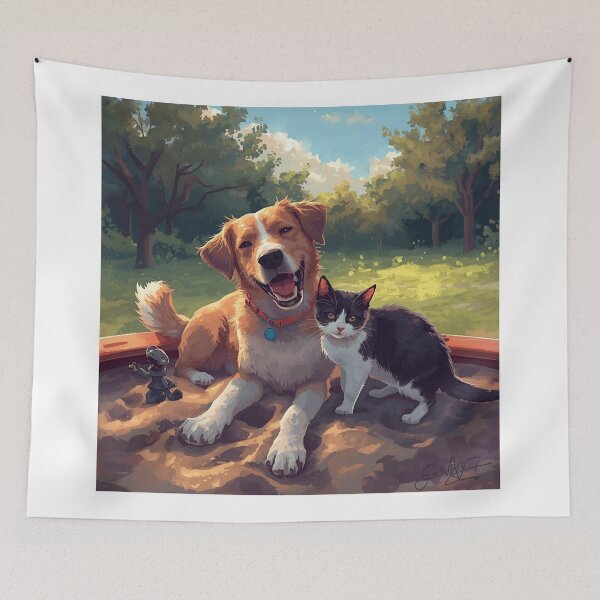 Item preview,  DOG AND CAT designed and sold by Bobigreg.