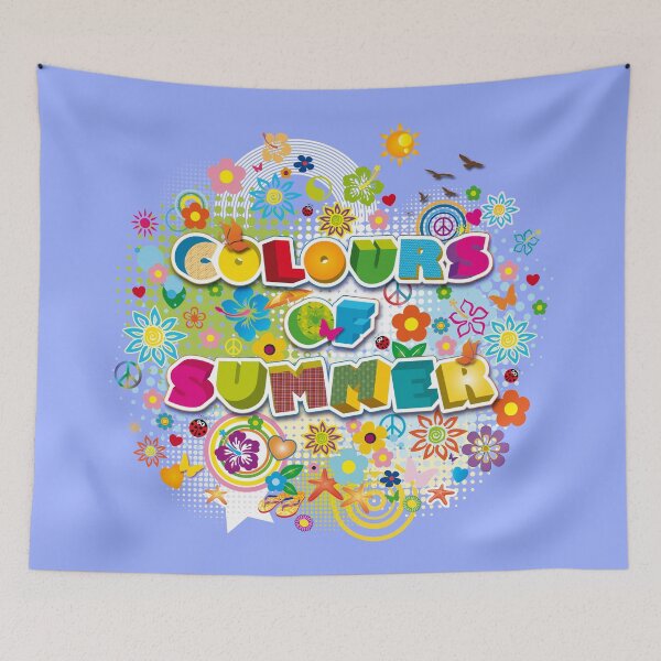 Item preview, Colors of summer flowers butterflies designed and sold by Helen-Storm.
