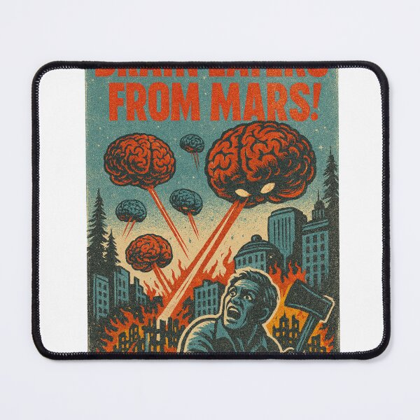 Item preview, Retro Sci-Fi Pulp Invasion Horror Movie Poster designed and sold by Vallentinez.