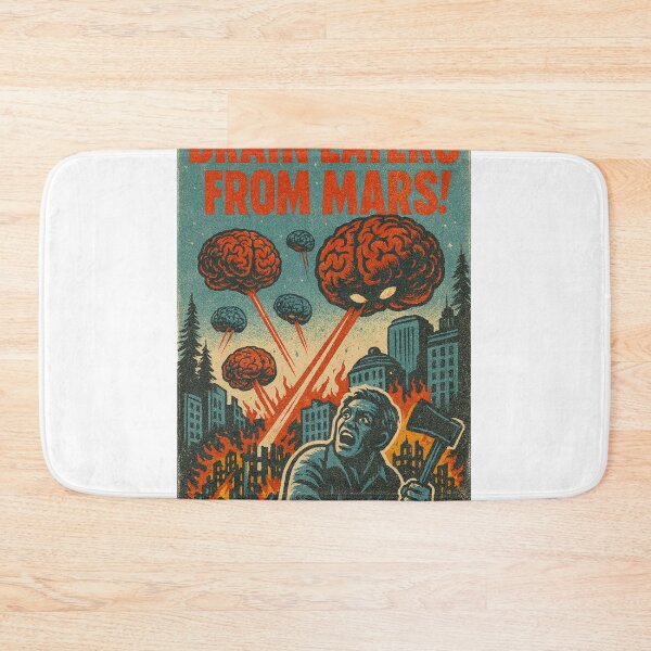 Item preview, Retro Sci-Fi Pulp Invasion Horror Movie Poster designed and sold by Vallentinez.