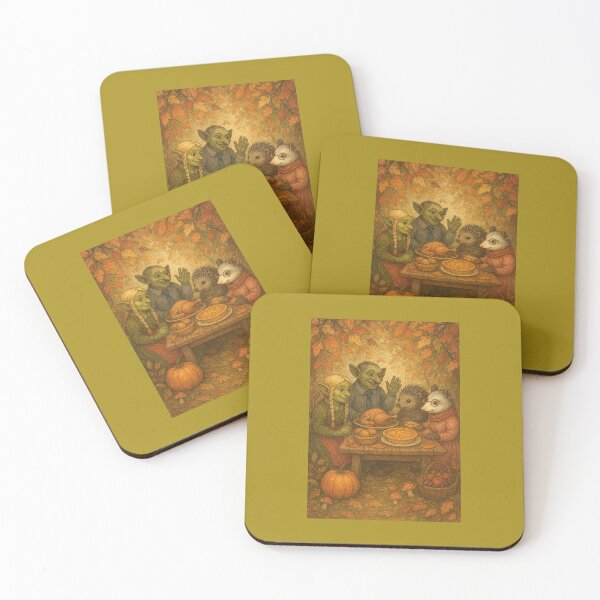 Item preview, Woodland Table of Thanks - Gathered in Gratitude  Beneath the Leaves  designed and sold by Beach-Raven Designs.