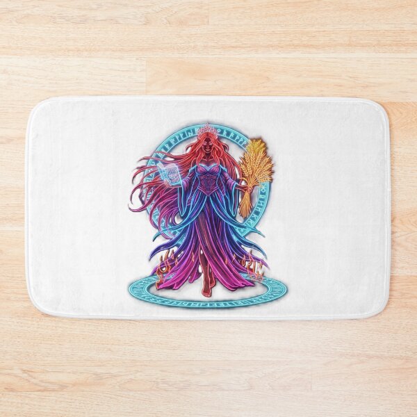 Item preview, Brigid – Celtic Goddess of Fire, Poetry & Healing | Neon Glow Art designed and sold by CelticSoulShop.