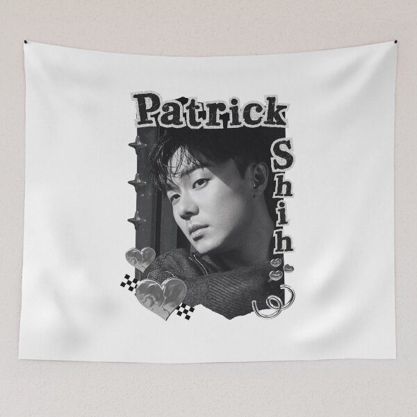 Item preview, Patrick Shih (施柏宇) Taiwanese Actor Chinese Actor Cdrama Chinese Entertainment Black and White Collage Digital Art Portrait designed and sold by AJUNICE STUDIO.