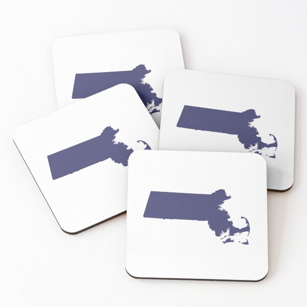 Item preview, Massachusetts Map Silhouette – Minimal Black and White designed and sold by Paper Drip.