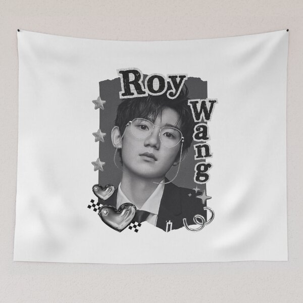 Item preview, Roy Wang (Wang Yuan 王源) Chinese Actor Cdrama Chinese Entertainment Black and White Collage Digital Art Portrait designed and sold by AJUNICE STUDIO.