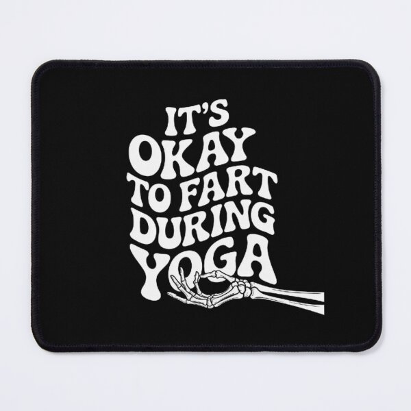 Item preview, It’s Okay to Fart During Yoga – Funny Yoga Skeleton designed and sold by vvcreativedesigns.