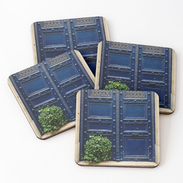 Item preview, Blue front door in Paris designed and sold by CarolinaReina.