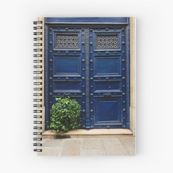 Item preview, Blue front door in Paris designed and sold by CarolinaReina.