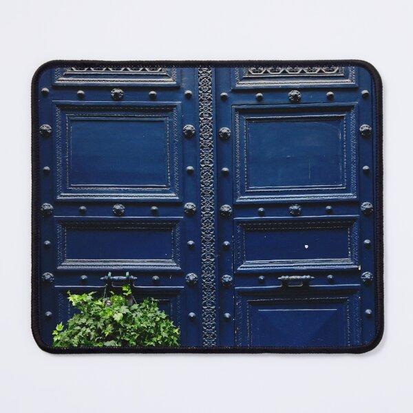 Item preview, Blue front door in Paris designed and sold by CarolinaReina.