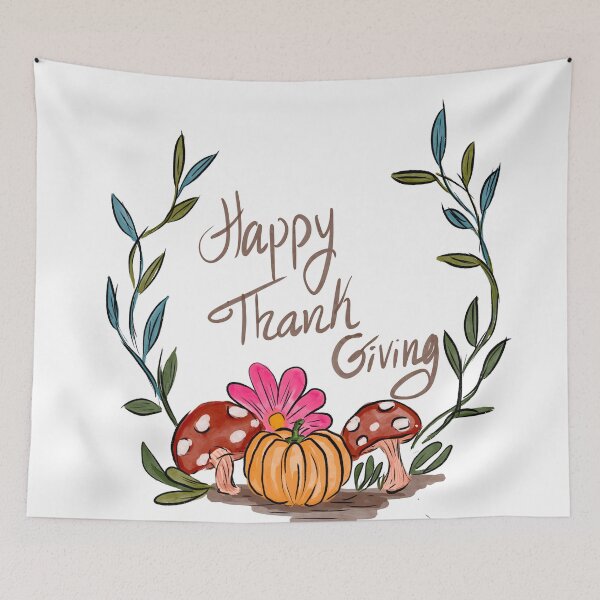 Item preview, Happy thank giving art gift designed and sold by tenkenryujin.