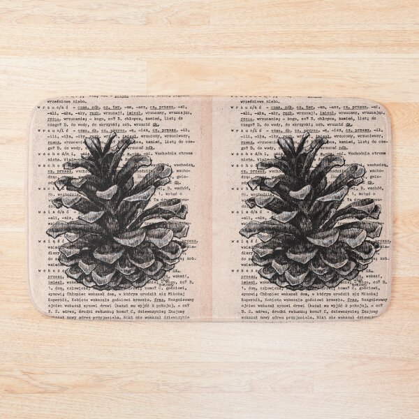 Item preview, Pine cone fineliner illustration designed and sold by Adam Wróbel.