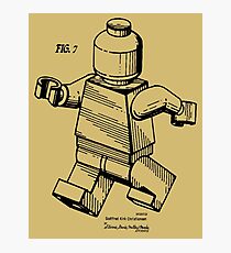 Lego Man Minifigur Patent Bild Fotodruck