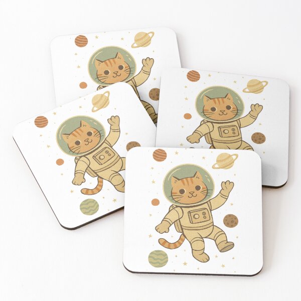 Item preview, Cute Astro Cat Space Explorer Vintage 70s designed and sold by Vallentinez.