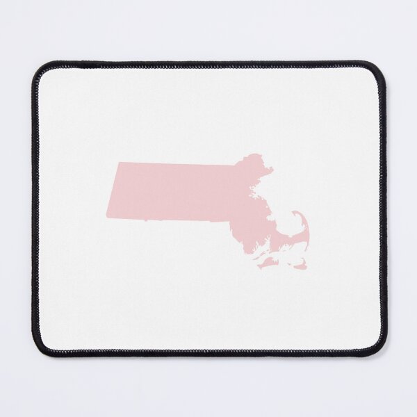 Item preview, Massachusetts Map Silhouette – Minimal Pink designed and sold by Paper Drip.