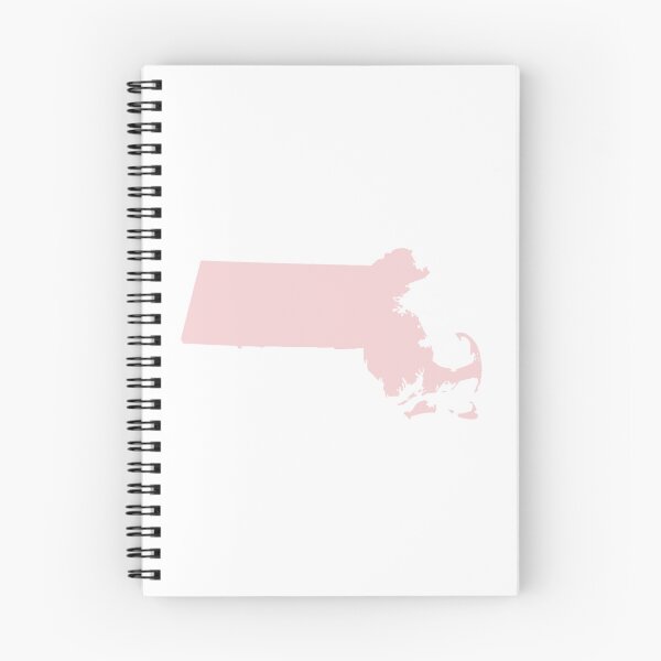 Item preview, Massachusetts Map Silhouette – Minimal Pink designed and sold by Paper Drip.