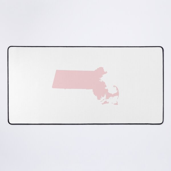 Item preview, Massachusetts Map Silhouette – Minimal Pink designed and sold by Paper Drip.