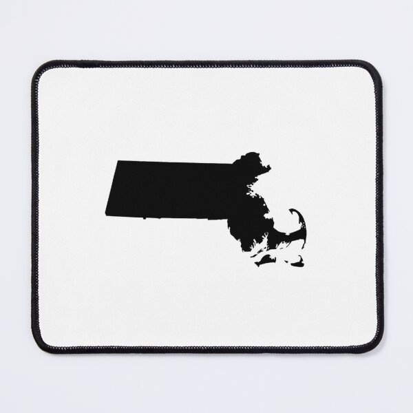 Item preview, Massachusetts Map Silhouette – Minimal Black designed and sold by Paper Drip.