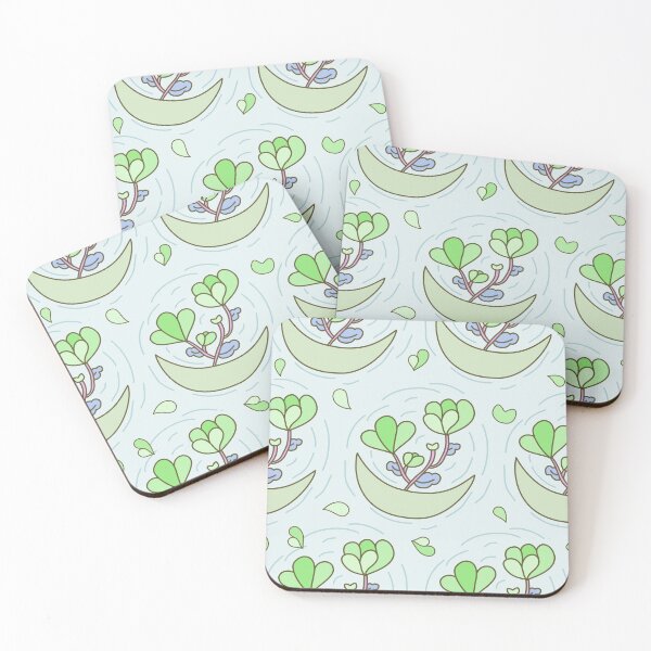 Item preview, Cute Water Lettuce Floating Pattern designed and sold by Chercheryellow.