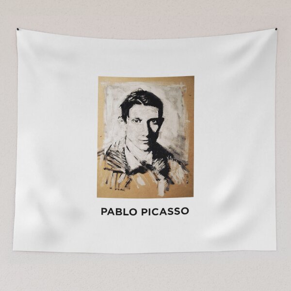 Item preview, Young Pablo Picasso portrait designed and sold by Half Serious.
