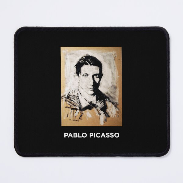 Item preview, Young Pablo Picasso portrait - dark background designed and sold by Half Serious.