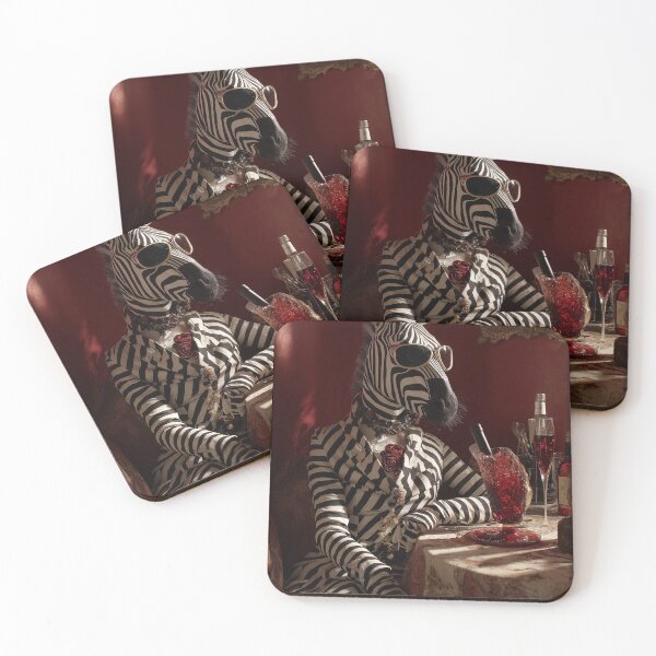 Item preview, Zebra - glamorous fashion portrait designed and sold by KsaveraArt.