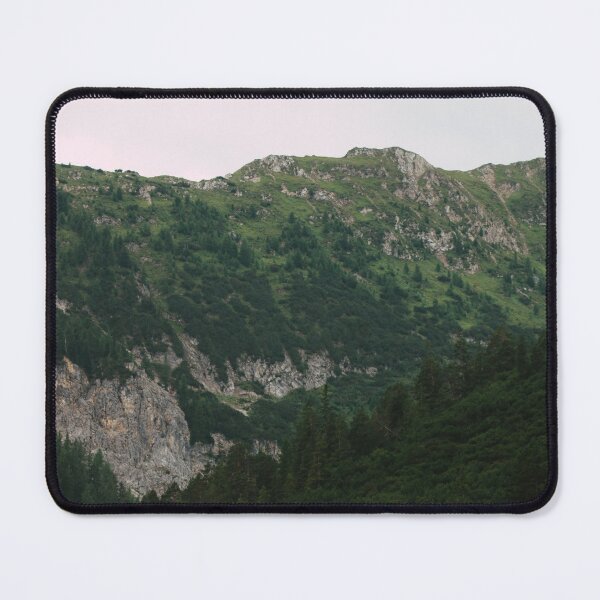 Item preview, Green Alpine slopes in the evening light designed and sold by rhosbahu.