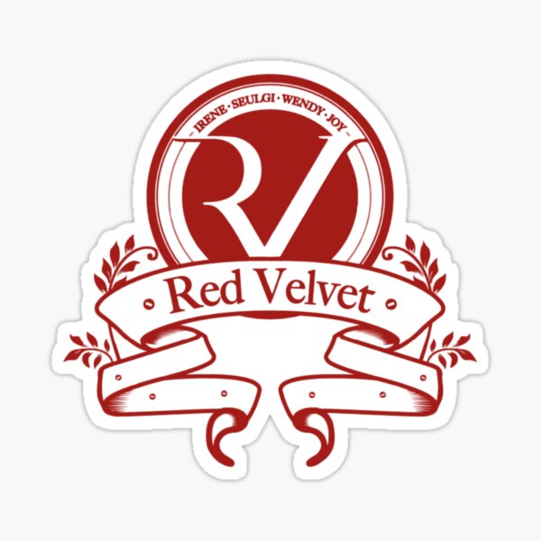 Red Velvet Logo Stickers for Sale | Redbubble