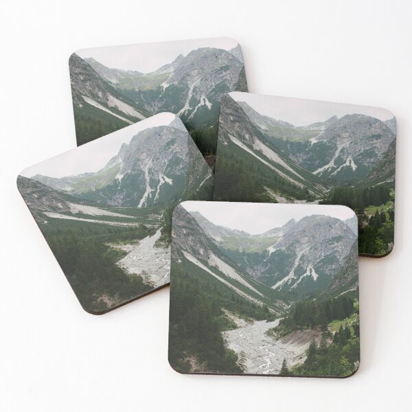 Item preview, Majestic alpine valley with mountain stream designed and sold by rhosbahu.