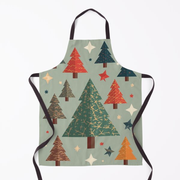 Item preview, Origami Christmas Trees | Modern Minimal Holiday Art Print designed and sold by AM-little-shop.