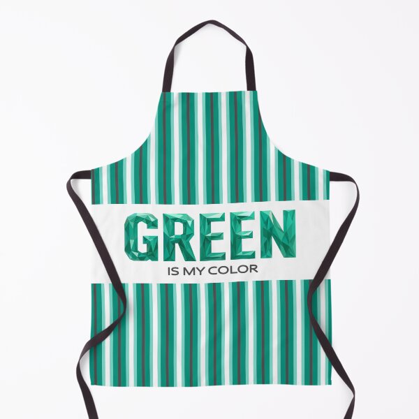 Item preview, VERDE es mi color – Diseño moderno de texto low poly sobre rayas designed and sold by InFrameVision.