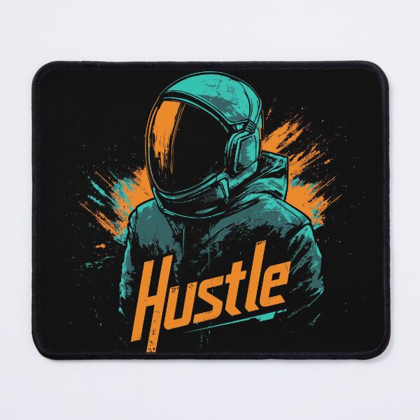 Item preview, Hustle Mode Astronaut - Motivational Art designed and sold by VoidShift.