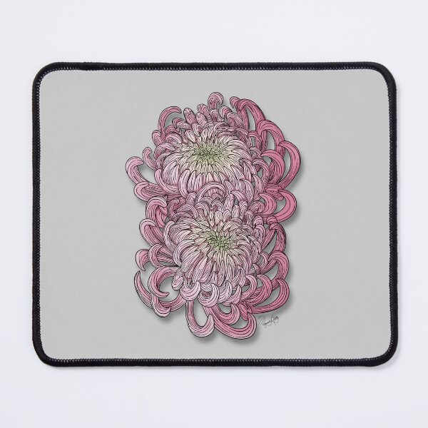 Item preview, November Birth Flower- Pink Chrysanthemums designed and sold by Marguerite Artistry.
