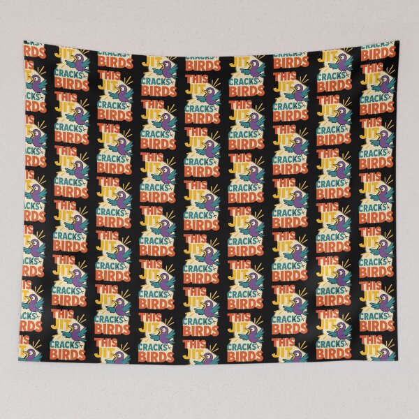 Item preview, This Jit Cracks Birds – Funny Retro Bird Meme Design designed and sold by EuropeanPrints.