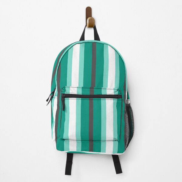 Item preview, Teal, White & Graphite Vertical Stripe Design designed and sold by InFrameVision.