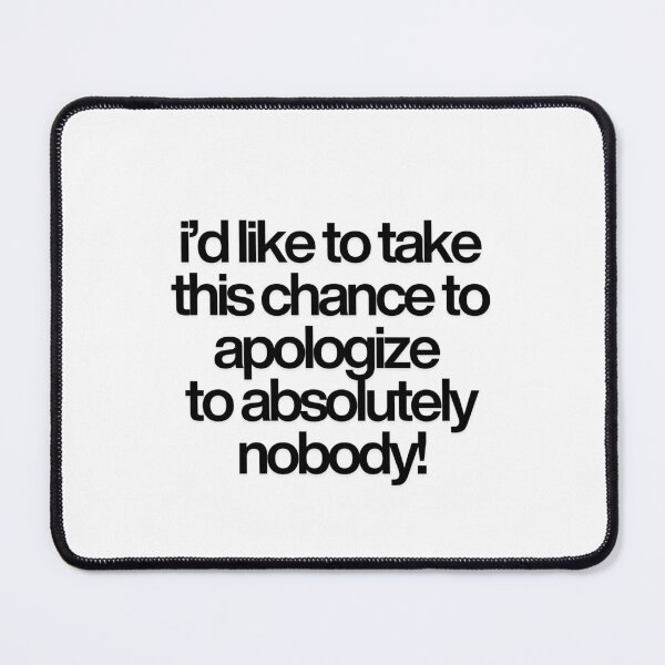 Item preview, mcgregor i'd like to take this chance to apologize to absolutely nobody designed and sold by p20designs.
