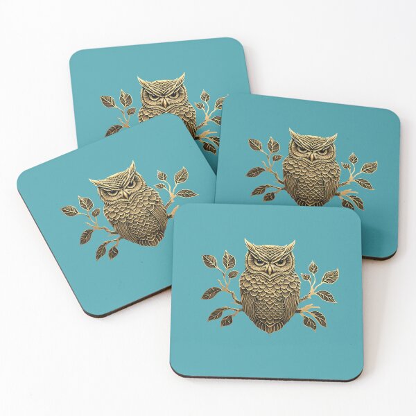 Item preview, MYSTERIOUS GOLDEN OWL designed and sold by WendyMaree.