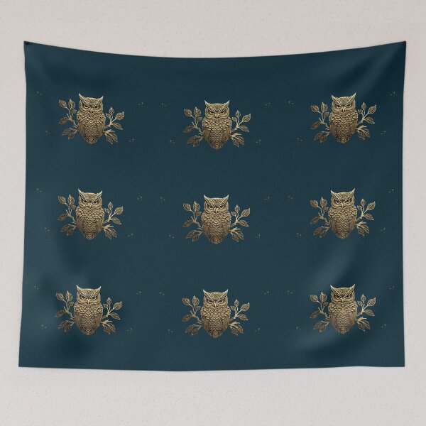 Item preview, MYSTERIOUS GOLDEN OWL designed and sold by WendyMaree.