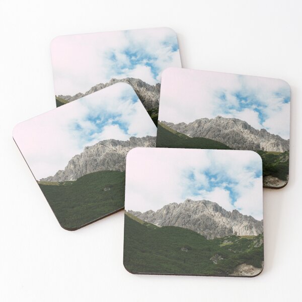 Item preview, Rugged rocks above a green slope designed and sold by rhosbahu.
