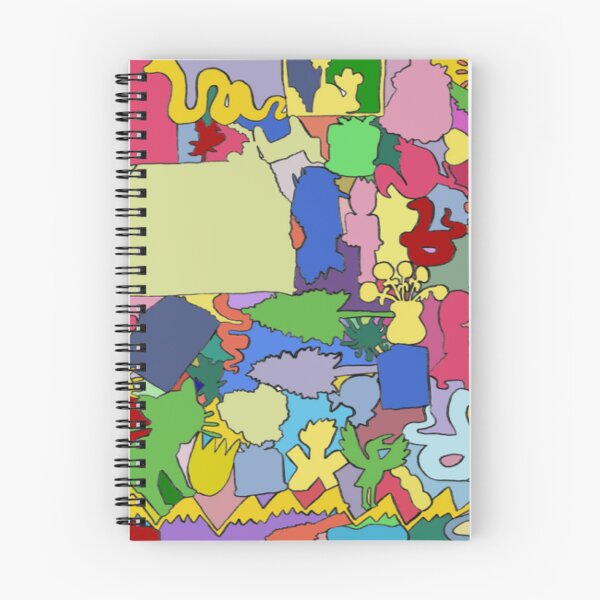Item preview, Bold Blurry Block print of compiled Kids drawings designed and sold by Think-In-Yellow.