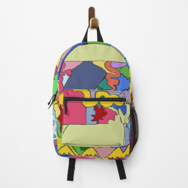 Item preview, Bold Blurry Block print of compiled Kids drawings designed and sold by Think-In-Yellow.