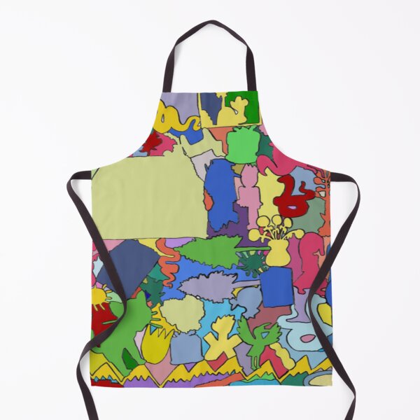 Item preview, Bold Blurry Block print of compiled Kids drawings designed and sold by Think-In-Yellow.