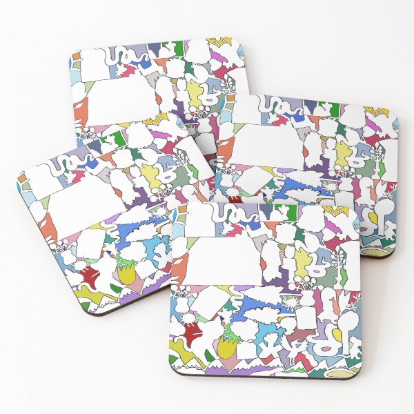 Item preview, Basic Blurry Block print of Kids collage designed and sold by Think-In-Yellow.