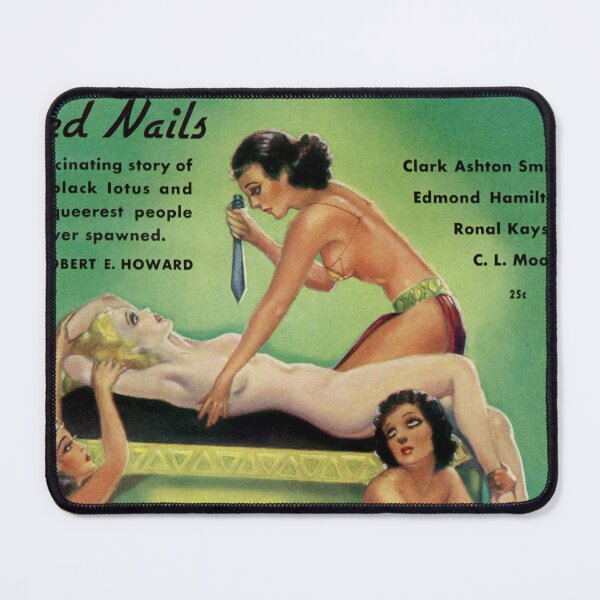 Item preview, Comic Book Cover Vintage Weird Tales Magazine July 1936 Margaret Brundage cover designed and sold by TeeARTHY.
