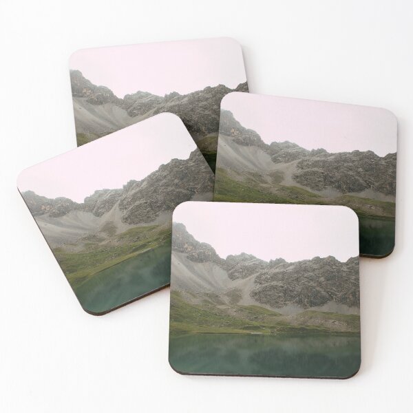 Item preview, Alpine lake under a steep rock face designed and sold by rhosbahu.