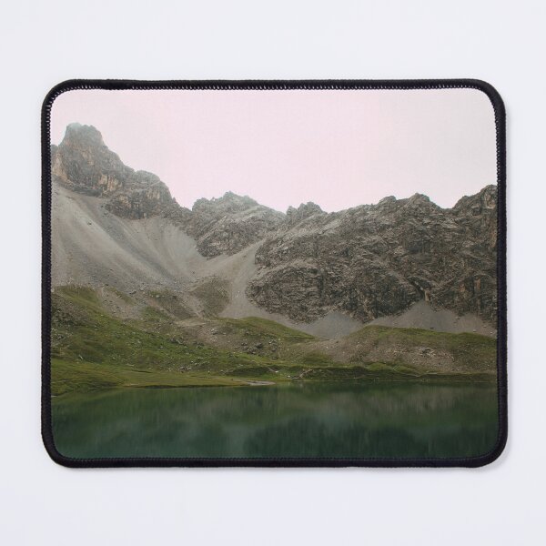 Item preview, Alpine lake under a steep rock face designed and sold by rhosbahu.