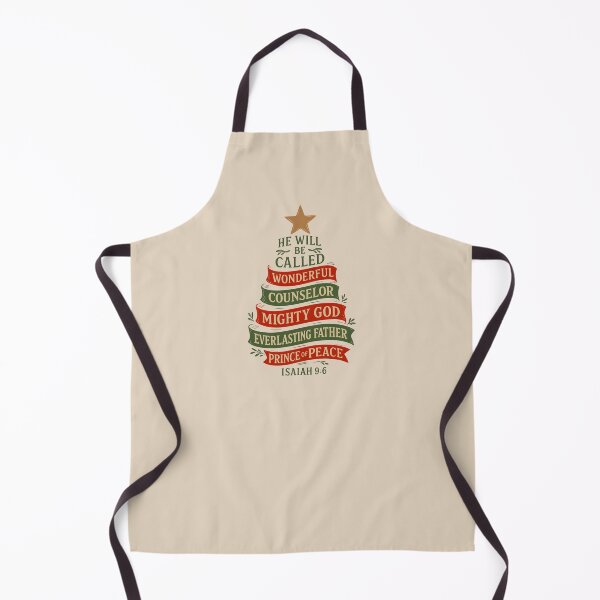 Item preview, Wonderful Counselor Christian Christmas Bible Verse Design - Green Lettering designed and sold by Glory After Tears.