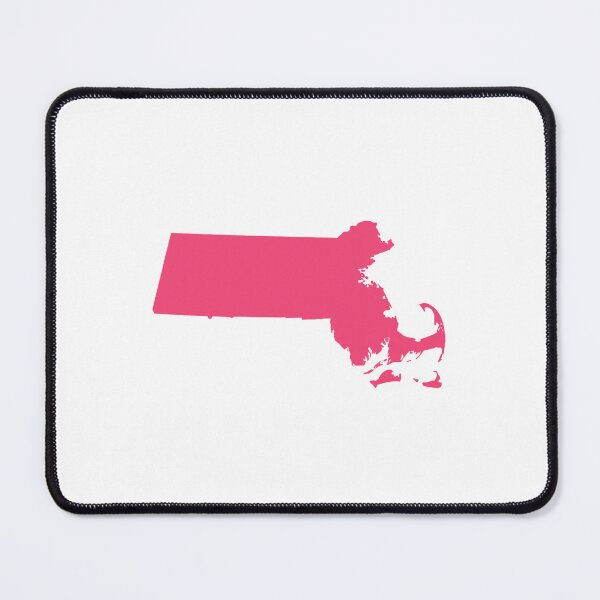Item preview, Massachusetts Map Silhouette – Minimal Pink designed and sold by Paper Drip.