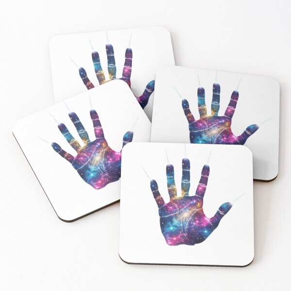 Item preview, Cosmic Handprint of Destiny: The Luminous Soul Print - Galaxy Stars & Spiritual Energy designed and sold by MonaRose_Art.